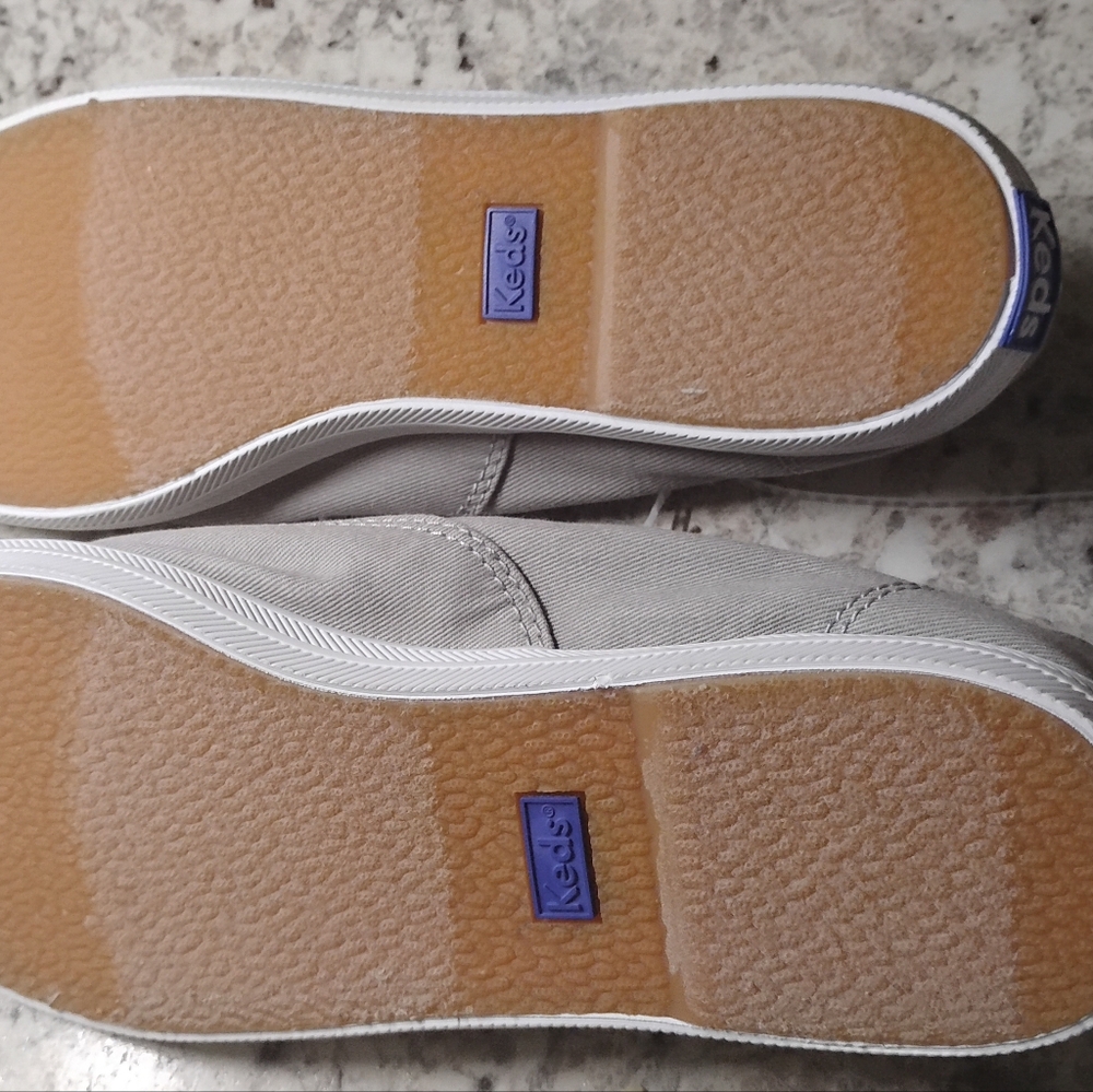 Keds Gray Canvas Sneakers